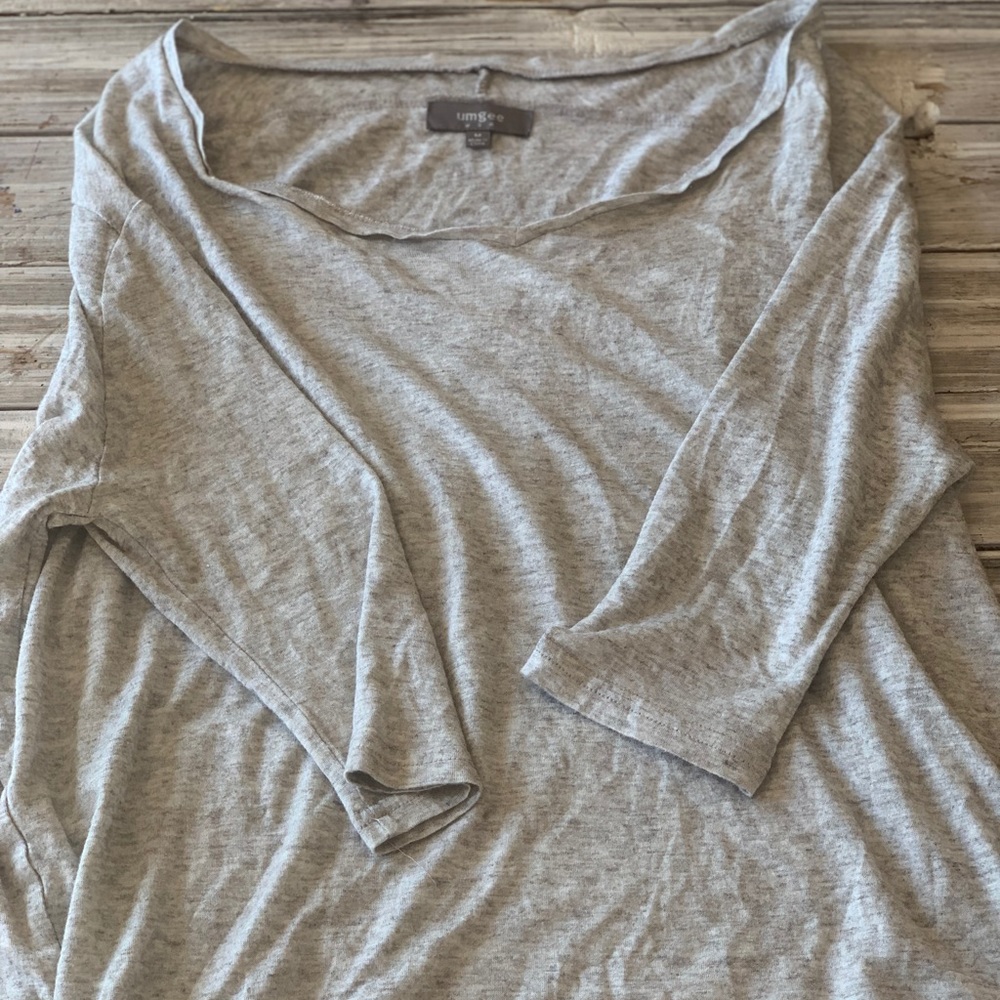 Umgee Heather Grey oversized comfy sweater